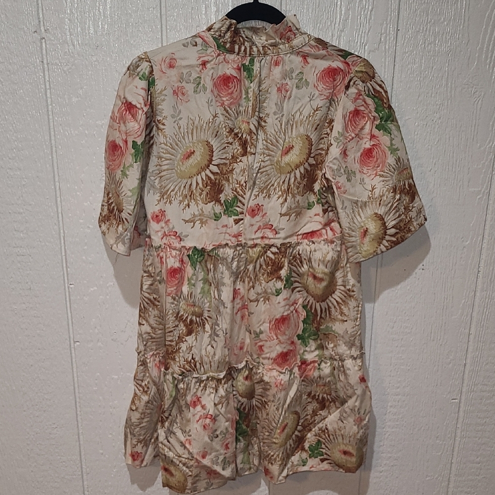 Tuckernuck Sun Faded Floral Crawford Mini Dress Size M View 6